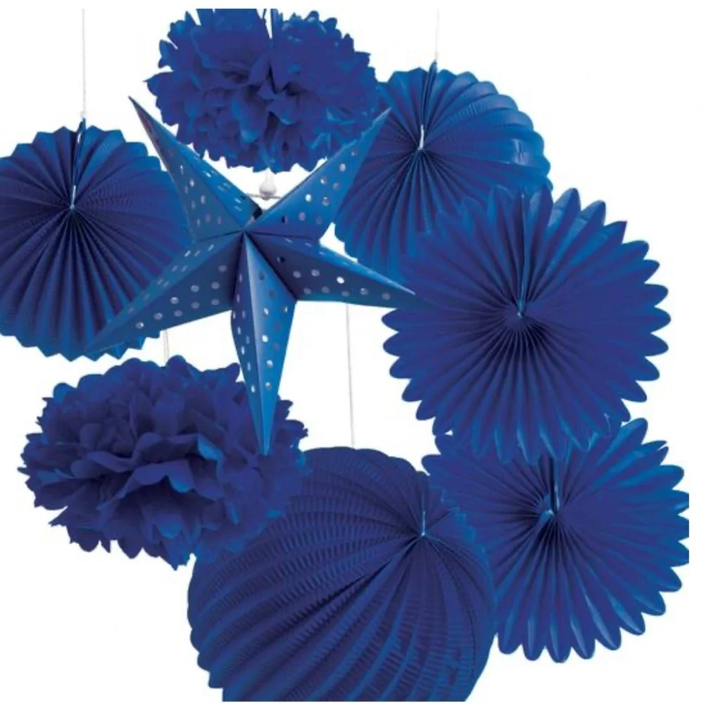 Celebrate It Blue Party Decorations Kit